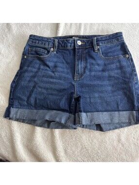Hudson Denim Jean cuffed Shorts Women's Size 4 (2416)